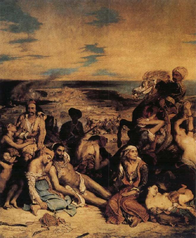 Eugene Delacroix The Massacre of Chios China oil painting art